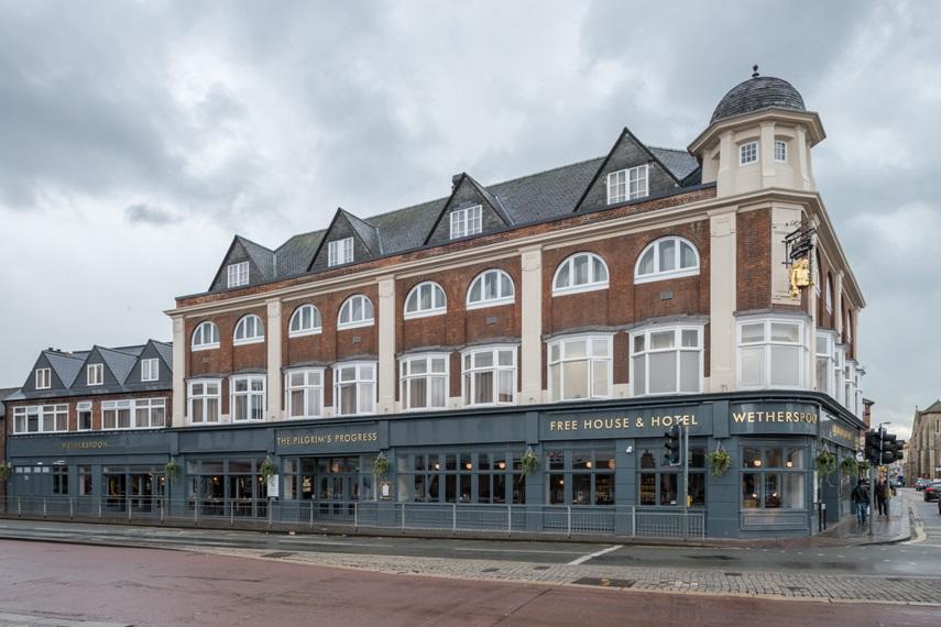 Pilgrims Progress Wetherspoon Bedford Exterior photo